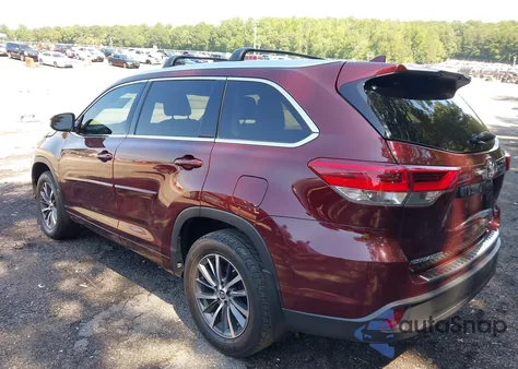 2017 Toyota Highlander Xle from USA, damaged, VIN 5TDKZRFH9HS234677